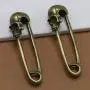 Mystart 20 Pieces Punk Skull Head Connectors Charms DIY Handmade Alloy Crafts Accessories (Antique Bronze)