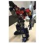 ZQWZ Trànsfōrmêrs tōys, Warrior OP Led Eye Transformation KO Metal Alloy Parts Action Figure Robot Toy
