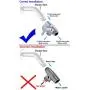 G-Promise 100% Solid Metal Shower Arm Diverter for Hand Held Showerhead and Fixed Spray Head ∣ G 1/2 3-Way Bathroom Universal Shower System Replacement Part (Chrome diverter)