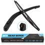 WTI New Replacement Accessories Parts Rear Windshield Wiper Kits Set Arm Blade For 2005-2008 DG Magnum & CR 300C Touring & 2007-2009 DG Nitro SUV Fit 5140654AA,05140654AB