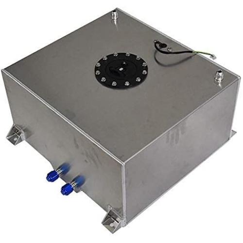 labwork Polished Aluminum 15 Gallon Racing Drift Fuel Cell Tank+Level Sender