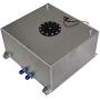labwork Polished Aluminum 15 Gallon Racing Drift Fuel Cell Tank+Level Sender