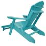 Outer Banks Deluxe Oversized Poly Lumber Folding Adirondack Chair with Integrated Footrest (Birchwood) …