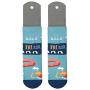 BesterBro 2Pack Metal Straight Sock Jigs - 17.9” x 3.34” Aluminum Metal Sock Board for Heat Press Transfer Dye Sublimation Printing Socks DIY Accessory
