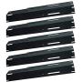DcYourHome Universal Adjustable Porcelain Steel Heat Plate Shield, Grill Replacement Parts, Heat Tent, Burner Cover,Flavorizer Bar Flame Tamer for Gas Grill, Extends from 11.75'' up to 21'' L （5 Pack）