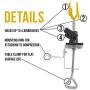 Master Airbrush® Brand Universal Clamp-on Airbrush Holder. Holds up to 4 Airbrushes and All Brands, Master, Iwata, Paasche, Badger, Grex and Generics