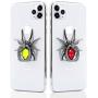 ETRY Christmas Phone Ring Stand Finger Holder, Spider Luxury Diamond, 360 Rotation Metal Ring Grip Animal Emo Hardcore Style - Compatible with All Smartphones and Tables