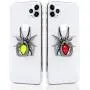 ETRY Christmas Phone Ring Stand Finger Holder, Spider Luxury Diamond, 360 Rotation Metal Ring Grip Animal Emo Hardcore Style - Compatible with All Smartphones and Tables