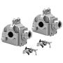 lahomia Metal RC Car Gearbox Upper Lower Gear Box Housing Upgrade Part for Wltoys 144001 1:14 Model Car Buggy Truck Accs - Gearbox Housing Silver