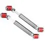 RC Car Drive Shaft, 2 Pcs Metal Upgrade Universal Drive Shaft 110-155mm for SCX10 CC01 D90 D110 RC Crawler Accessory Part