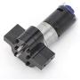 Dilwe RC Motor Gearbox, Metal Transfer Case with Heat Sink RC Upgrade Model Toys for WPL C14 C24 B14 B24 B16 B36(Black)