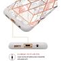 Fingic Samsung S7 Case, Galaxy S7 Case Marble Design Slim Fit Clear Bumper Soft Rubber Silicone Hybrid Hard PC Shockproof Protective Phone Case Cover for Samsung Galaxy S7 Case (2016) - Marble