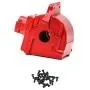 YIZAN Metal Wave Box Gear Box Shell Cover Differential Housing 144001-1254 for Wltoys 144001 1/14 RC Car Parts,Red 1Pcs