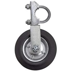 Standard Gate Helper Wheel 6'', for Chain Link Fence Swing Gate Fits 1 5/8'' Gate Frame