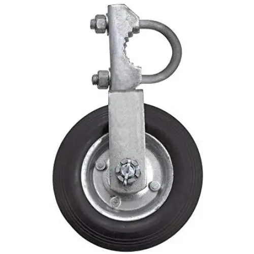Standard Gate Helper Wheel 6'', for Chain Link Fence Swing Gate Fits 1 5/8'' Gate Frame Standard Gate Helper Wheel 6'', for Chain Link Fence Swing Gate Fits 1 5/8'' Gate Frame