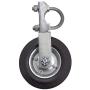 Standard Gate Helper Wheel 6'', for Chain Link Fence Swing Gate Fits 1 5/8'' Gate Frame