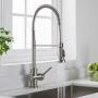 Kraus KPF-1690SFS Britt Pre-Rinse/Commercial Kitchen Faucet with Dual Function Sprayhead in all-Brite Finish, Spot Free Stainless Steel