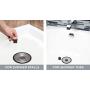ShowerShroom SHSULT755 Ultra Revolutionary Shower Hair Catcher Drain Protector, Stainless