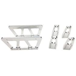 Alloy Chassis Lift Plate Set Kit For 1/10 RC Axial SCX10 Model Car Part Silver