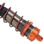 RC Shock Absorber, Metal Oil Pressure Adjustable Shock Front & Rear Damper Compatible with 1/8 RC Car (Orange)