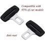 4 PCS Car Seat Belt Clip,Universal Seat Belt Buckle Auto Metal Seat Belts Clip (Black-2pcs) 4 PCS Car Seat Belt Clip,Universal Seat Belt Buckle Auto Metal Seat Belts Clip (Black-2pcs)