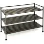 Seville Classics 3-Tier Stackable 12-Pair Shoe Rack Wood Resin Metal Freestanding Storage Shelf for Bedroom, Closet, Entryway, Dorm Room, Espresso Slat Seville Classics 3-Tier Stackable 12-Pair Shoe Rack Wood Resin Metal Freestanding Storage Shelf for Bedroom, Closet, Entryway, Dorm Room, Espresso Slat