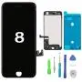 Screen Replacement for iPhone 8 Black Touch Screen LCD Digitizer Replacement Frame Display Assembly Set with Repair Tool Kit(iPhone 8, Black)