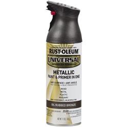 Rust-Oleum 249131 11 oz Universal All Surface Spray Paint, Oil Rubbed Bronze Metallic