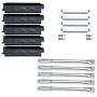 Direct Store Parts Kit DG258 (5-Pack) Repair Kit Replacement for Charbroil 6 Burner Gas Grill Stainless Steel Burners, Crossover Tubes & Porcelain Steel Heat Plates
