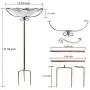 VCUTEKA Outdoor Bird Bath Glass Birdbath Garden Bird Feeder with Metal Stake (Green) VCUTEKA Outdoor Bird Bath Glass Birdbath Garden Bird Feeder with Metal Stake (Green)