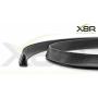 X8R Large Black Rubber U Channel Edging Edge Trim Seal Square Protection PVC Flex Part: X8R0107