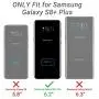 YOUMAKER Kickstand Case for Galaxy S8 Plus, Full Body with Built-in Screen Protector Heavy Duty Protection Shockproof Rugged Cover for Samsung Galaxy S8 Plus 6.2 inch - Gun Metal/Black