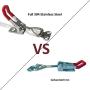 YUEPIN Toggle Clamp, 304 Stainless Steel Pull Latch Adjustable Holding Capacity 220Lbs (4001-4pcs)