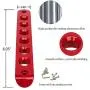Opall Front Door & Back Door Aluminum Grab Handle Cover for 2007-2018 Jeep Wrangler JK & Unlimited 4 Door 5pcs/Set (Red) Opall Front Door & Back Door Aluminum Grab Handle Cover for 2007-2018 Jeep Wrangler JK & Unlimited 4 Door 5pcs/Set (Red)