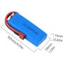 YJYdadaS Upgrade 7.4V 3000Mah 2S Lipo Battery Part for WLtoys 124018 124019 1/12 RC Car
