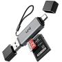 SD Card Reader, uni USB C Memory Card Reader Adapter USB 3.0, Supports SD/Micro SD/SDHC/SDXC/MMC, Compatible for MacBook Pro, MacBook Air, iPad Pro 2018, Galaxy S20, Huawei Mate 30, and More
