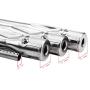 Uniflasy 7508 Grill Burner Tube for Weber Genesis Silver B/C Gold B/C Spirit 700 Spirit E-310, E-320 Side Control Weber 900 Grill Parts Stainless Steel Gas Grill Burner Tube Kit