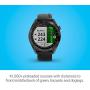 Garmin Approach S40 Bundle, Stylish GPS Golf Smartwatch, Includes Three CT10 Club Trackers, Black