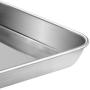 Baking Sheet Pan for Toaster Oven, Stainless Steel Baking Pans Small Metal Cookie Sheets by Umite Chef, Superior Mirror Finish Easy Clean, Dishwasher Safe, 9 x 7 x 1 inch, 3 Piece/set
