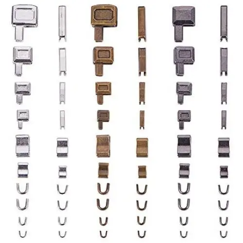 PH PandaHall 4 Size 3 Color Metal Zipper Head Sliders Retainer Insertion Pin(12 Sets), 12 Pairs Zipper Top Stop Plug, 12pcs Zipper Bottom Stopper for Coats Jacket Zipper Repair Kit (Size 3/5/8/10) PH PandaHall 4 Size 3 Color Metal Zipper Head Sliders Retainer Insertion Pin(12 Sets), 12 Pairs Zipper Top Stop Plug, 12pcs Zipper Bottom Stopper for Coats Jacket Zipper Repair Kit (Size 3/5/8/10)