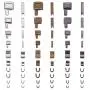 PH PandaHall 4 Size 3 Color Metal Zipper Head Sliders Retainer Insertion Pin(12 Sets), 12 Pairs Zipper Top Stop Plug, 12pcs Zipper Bottom Stopper for Coats Jacket Zipper Repair Kit (Size 3/5/8/10) PH PandaHall 4 Size 3 Color Metal Zipper Head Sliders Retainer Insertion Pin(12 Sets), 12 Pairs Zipper Top Stop Plug, 12pcs Zipper Bottom Stopper for Coats Jacket Zipper Repair Kit (Size 3/5/8/10)