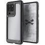 Ghostek Atomic Slim Galaxy S20 Clear Case with Super Tough Space Metal Bumper Design Military Grade Armor Heavy Duty Protection Wireless Charging Compatible 2020 Galaxy S20 5G (6.2 Inch) - (Black)