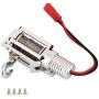 Vbest life RC Metal Winch,Full CNC Metal RC Winch Spare Upgrade Parts Accessories for 1/10 SCX10 Axial Crawler D90(Silver)