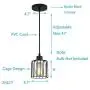 ZhLCY 2 Pack Vintage Mini Wire Pendant Lights with Matte Black Metal Shape, Industrial Caged Hanging Lights, Rustic Farmhouse Lighting Fixtures for Kitchen Loft Bar Counter Foyer Dining Room ZhLCY 2 Pack Vintage Mini Wire Pendant Lights with Matte Black Metal Shape, Industrial Caged Hanging Lights, Rustic Farmhouse Lighting Fixtures for Kitchen Loft Bar Counter Foyer Dining Room