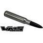 VMS Racing 50 Cal Caliber GUNMETAL BLACK TIP BULLET ANTENNA in Heavy Gauge Billet Aluminum Short Compatible with Dodge Ram 1500 2500 3500 1994-2008