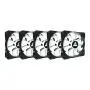 Apevia 512S-WB 120mm 4pin Molex & 3pin Motherboard Black/White Case Fan (5-pk) Apevia 512S-WB 120mm 4pin Molex & 3pin Motherboard Black/White Case Fan (5-pk)