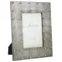 Stonebriar Industrial Distressed Metal Photo Frame with Rivet Detail, Decorative Picture Frame for Table Top or Wall Hanging Display, 4x6 Stonebriar Industrial Distressed Metal Photo Frame with Rivet Detail, Decorative Picture Frame for Table Top or Wall Hanging Display, 4x6