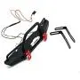 RCLIONS Aluminum Metal Front Bumper with LED Headlights Towing Shackles for TRX4,SCX10-ii 1/10th RC Crawler Car RCLIONS Aluminum Metal Front Bumper with LED Headlights Towing Shackles for TRX4,SCX10-ii 1/10th RC Crawler Car