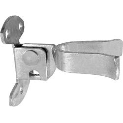 Wall Mount (Flat Back) Fork Gate Latch - Use for 1-7/8'' (2'') Gate Frames, Easily Mounts to Wooden Gate Post or Wall with Screws or Lag Bolts - Gate Latch Hardware