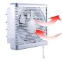 SAILFLO Exhaust Shutter Fan 8 Inch 300 CFM, 2 Direction Reversible Strong Airflow Ventilation Blower for Bathroom Attic Kitchen Window Basement, 8& Diameter Propeller - 12&×12&Panel